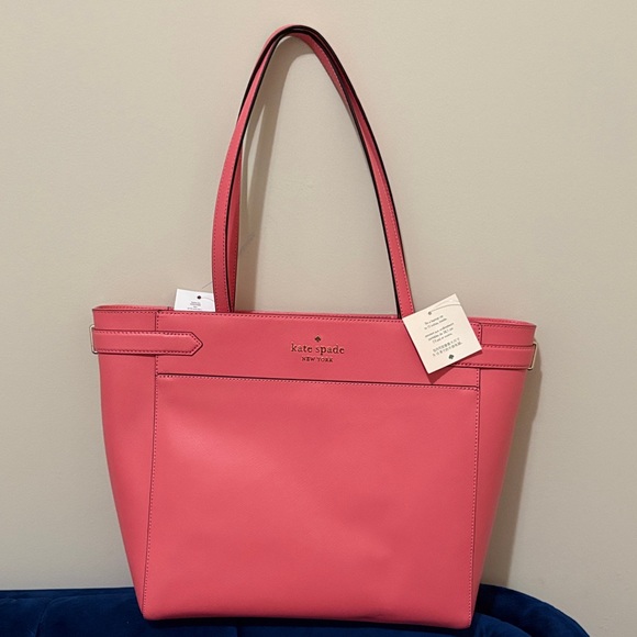 Kate Spade Pink Leather Tote - Picture 1 of 1